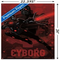 Комикси: Dark Artistic - Cyborg Wall Poster с pushpins, 22.375 34