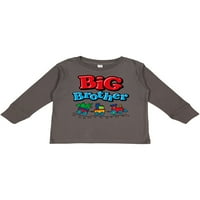 Inktastic Choo Choo Big Brother Gift Toddler Boy Girl Тениска с дълъг ръкав