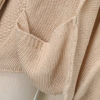 TOSMY дамски жилетка за женски прилеп за прилеп женски плетен жилетка с пуловер пуловер женски върхове модерни