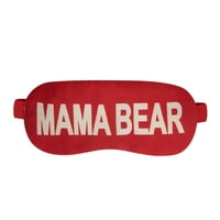 Скъпи Пуми плюшени Утешител комплект, включва хвърляне и две маски за очи, червена мечка, пълен