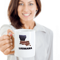Обичайте халби за кафе Луизиана - Комплекти за кафе - унция бяла чаша за кафе