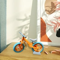 Велосипеден ключодържател преносим ключодържател висяща играчка за портфейла за портфейл за портфейл с чанти портокало оранжево