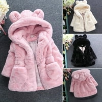Park Toddler Fleece Jacket топло памучно бебешки зимни палта, деца с качулки за момчета за момчета