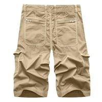 Cllios Мъжки товарни къси панталони спокойни годни мулти джобове къси панталони на открито военни къси панталони летни къмпинг товарни къси панталони