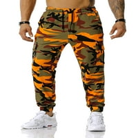 Avamo Camouflage DrawString Sweatpants for Men Lounge Pants Фитнес работна тренировка джоги панталони, работещи с тренировъчен панталон с размери S-3XL