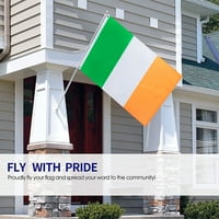 Домашен декор избледнял доказателство ирландски и главен флаг платно цветове двустранни 3 фута и декорация и закачалки