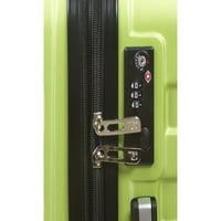 Dejuno Tahoma Lightweight 3 -Piece Hardside Spinner Baggage Set - Зелен (20