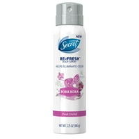 Secret Re-Fresh Spray Body, Bora Bora Fresh Orchid, 3. Oz