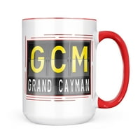 Neonblond GCM летище код за Grand Cayman Mug Gift For Coffee Lea Lovers