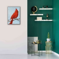 Epic Graffiti 'Cardinal I' от Phyllis Adams, Canvas Wall Art, 18 x26