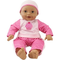Моята сладка любов мека бебешка кукла, афроамериканка с розово облекло