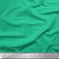 Soimoi Japan Crepe Satin Fabric Geometric Marl Match за печат край двора