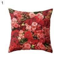 Талуоси лале слънчогледов розов шаблон за хвърляне на възглавница възглавница за покритие на диван