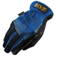 Механи носете малки черни и сини ръкавици за синтетична кожа на Fastfit с еластичен маншет, подплатен гръб, разтегателни панели, разтегателни панели