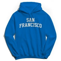 San Francisco Graphic Sport Grey Men's Cotton Pullover Hoodie
