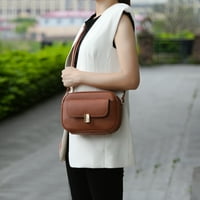 Колекция Микаела Веган Кожена дамска чанта за рамо, шикозна модерна Кросбоди дамска чанта от Миа к-Уайт
