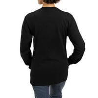 Cafepress - Черна вдовица Женска тъмна тениска с дълъг ръкав - Женски графичен тройник за небрежно прилягане
