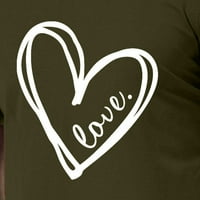 Оалиро с къси ръкави ризи за мъже Свети Валентин подарък за Свети Валентин Небрежен къс ръка