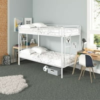 Аукфа двуетажно легло, тежкотоварни метални платформи легла за деца тийнейджъри Общежитие-Бяло