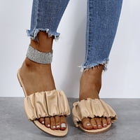 Asdoklhq Дамски обувки Clearance под $ 20sandals плоски чехли отворени пръсти на плажните плажни римски обувки джапанки флоп