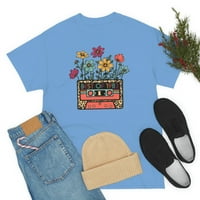 FamilyLoveshop LLC Vintage Best of Thris, флорална риза на касета, винтидж риза подарък за рожден ден за съпруга, жени рожден ден графичен тройник