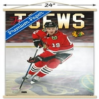 Чикаго Blackhawks - Jonathan Toews Wall Poster с дървена магнитна рамка, 22.375 34