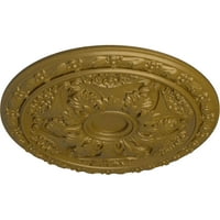 Ekena Millwork 20 OD 5 8 P Baile таван медальон, ръчно рисувано злато