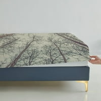 Пейзаж спално бельо костюм горски покрив 3d монтиран лист микрофибър възглавница домашен текстил жена мъж тийнейджър, пълен