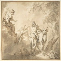 Илюстрации на метаморфозите на Овидий: Юпитер и Йо; Юпитер и Йо, прикрити като бял бури;