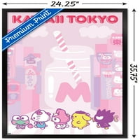 Hello Kitty and Friends - Kawaii Tokyo Wall Poster, 22.375 34 рамки