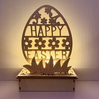 Gaiseeis Великденски дървени подаръци могат да бъдат DIY Декорация дървени занаяти декорации творчески DIY чекмедже за Великден H