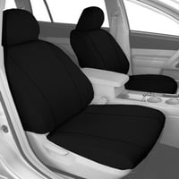 Caltrend предни кофи за седалки с въглеродни влакна за 2003- Chevy Trailblazer Ext- CV473-01FC Черна вложка с черна облицовка