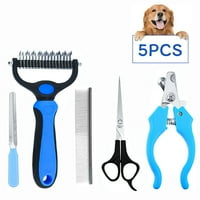 Комплект ножици за домашни любимци, инструменти за подстригване на кръг за домашни кучета за домашни кучета Котки за цялото тяло - ПЕТИ ПЕЧЕЛЕНИ КОСТА КРАЙ, ПРАВЕНИ