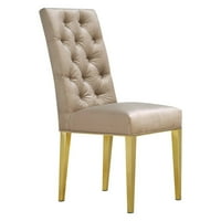 Meridian Furniture Inc Capri Velvet стол за хранене - Комплект от 2