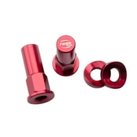 Tusk Rim Lock Nut Spacer Kit Red for KTM SX-F 2007-