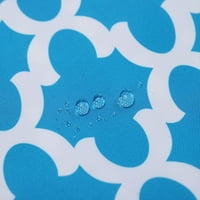 Платно тъкани морски водоустойчиви тента на открито отричащ марокански оги модел аква синьо бяло