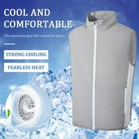 Мъжки лятно охлаждане на климатични дрехи зареждане на хладилна жилетка за небрежно риболовно облекло