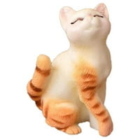 MRIGTRILES реалистична котешка статуя Образователна играчка за кукли за котки, подходяща за подаръци за приятел