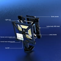 Lomubue Solar Street Light Wide Coverage Area Solar Energy Waterproof Лесна инсталация Топлин