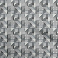 OneOone Velvet Grey Fabric Geometric Dress Material Fabric Print Fabric край двора