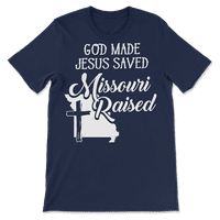 Бог направи Исус спаси Мисури възкресен - християнска тениска