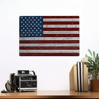 Метален Знак, Объркано Американско Знаме