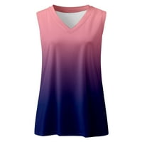 Aayomet тренировъчни върхове за жени дамски капачка ръкав блузи тениска небрежно свободно годни основни ризи резервоари, розови xl