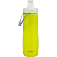 Брита спорт бутилка вода с филтър, БПА безплатно, жълто, Оз