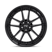 Нишов алуминиев джант DFS 17x8in гланц Черно покритие, M223178021+40