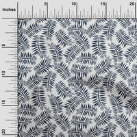 Oneoone Rayon Navy Blue Fabric Tropical Sewing Craft Projects Fabric щампи по двор широк