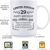 29 -и подаръци за рожден ден за жени мъже - чаша за кафе унция - годишна настояща идеи за син, дъщеря, сестра, брат, приятел, колега