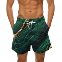 Менс половин шорти панталони клирънс модел Случайни Свободно Време Дантела нагоре Салон панталони лигавник панталони покриващ целия плаж еластичност Мъжки панталони каки, зелено, 3хл