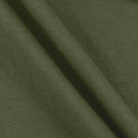 Zunfeo върхове за жени ежедневни- Ново пристигане Crewneck Comfort Printed BloSue Тениски с къс ръкав Армия Зелен XL