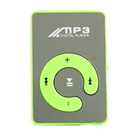 Огледален клип USB MP Player Sport Support 8GB TF карта преносим мини музикален плейър